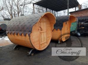 Бани-бочки, квадро-бани.