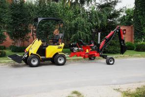 Мини-экскаватор прицепной HBP-9 (260.000 руб.)