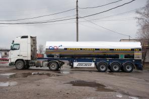 Полуприцеп-цистерна ЦЖУ-18,0.