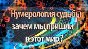 Консультация Нумеролога