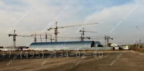 Быстровозвимые бескаркасные арочные ангары