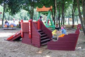 Детские городки горки для улицы