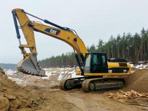 Caterpillar 336DL ME б/у карьерный экскаватор гусеничный
