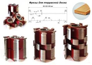 Фрезы для террасной доски