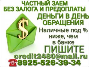 Кредиты здесь. Одобряю всем, без проверки КИ. Частный заем.