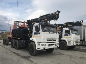 Лесовозы Камаз 43118, 2019 г.в. с манипуляторами от завода Доставка Продажа