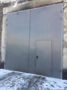 Ворота распашные металлические (Изготовим)