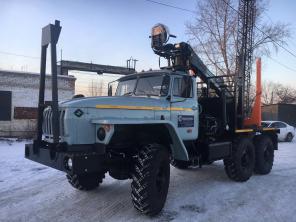 Лесовозы Урал ЯМЗ-236НЕ2, ЯМЗ-238 с новыми манипуляторами
