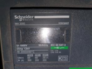 Рубильник Schneider Electric Interpact INV 2000А 3P