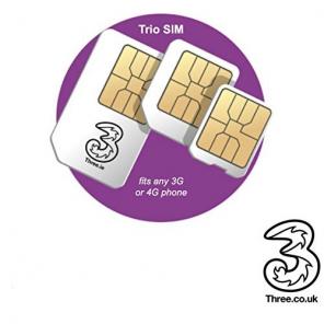 Sim-    SMS- Three, Vodafone, 2, Lycamobile, Lebara, .