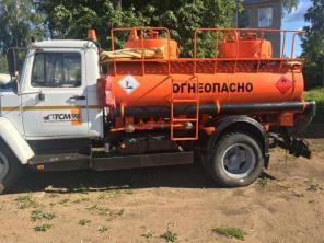 Автотопливозаправщик 78570F (АТЗ-4,9) на шасси ГАЗ-3309