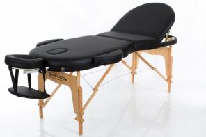 Складная массажная кушетка VIP OVAL 3 Black