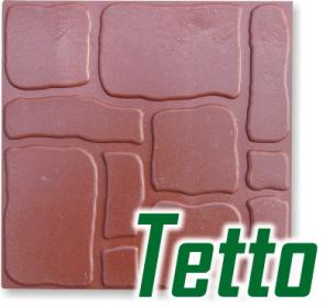 Плитка полимерпесчаная 320x320 и 500x500 Tetto