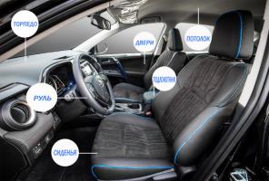 Пошив авточехлов, 5D автоковриков из экокожи, перетяжка салонов авто