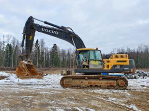 VOLVO EC380DL б/у карьерный экскаватор гусеничный