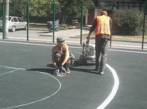 Разметка спортивной площадки