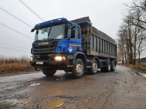 Самосвал SCANIA P400 8x4