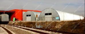 Продам бескаркасный арочный быстровозводимый разборный ангар