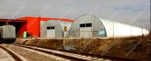 Продам бескаркасный арочный быстровозводимый разборный ангар