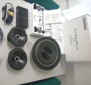 Комплект автозвука Clarion Full Digital Sound