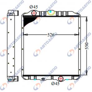 Продам радиатор охлаждения двигателя MITSUBISHI CANTER 1996- арт. MI-0176-48