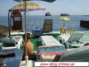 Отдых на море. Крым. Эллинг "Ноги в море"