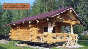 Срубы ручной рубки в Перми