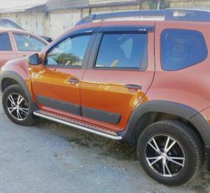 Защита порогов «Эстонец» на автомобиль Renault Duster