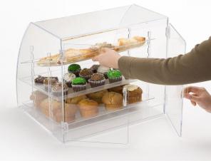 Изделия из оргстекла (диспенсеры, колпаки, боксы для выпечки)