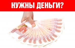 Денежные средства в долг от надежного кредитора в день обращения.