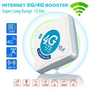 Усилитель интернет сигнала 3G/Lte STREET 2 PRO.