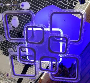 Люстра светодиодная 3D Лепесток с пультом ДУ