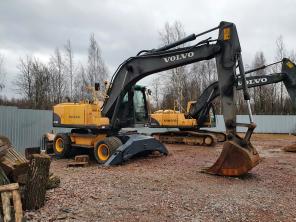 Volvo EW180C б/у полноповоротный экскаватор колёсный