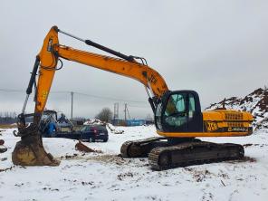 JCB JS 240 NC б/у экскаватор гусеничный 26 тонн (3 ковша)