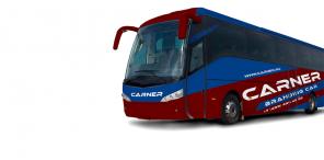 Брендирование автобусов. Carner. Москва