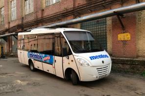Брендирование автобусов. Carner. Москва