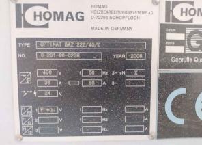 Обрабатывающий центр с ЧПУ HOMAG BAZ 222/40/K (Германия), 2008 г.в. - отл. сост.