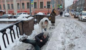 Травмы из-за Гололёда в С-Петербурге и Ленинградской области
