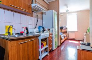 1-комнатная квартира (евродвушка) с индивидуальным газовым отоплением, 43 кв.м.