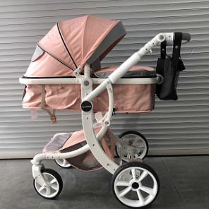 Коляска-трансформер Lux mom 608 2в1 Розовый