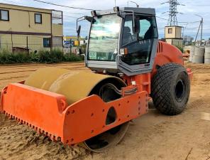 HAMM 3516 HT б/у грунтовый вибрационный каток 16 тонн