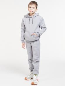 спортивный костюм детский теплый с капюшоном из футера с начёсом