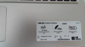 ноутбук фирмы Asus X540YA-XO751T бу в отличном состоянии