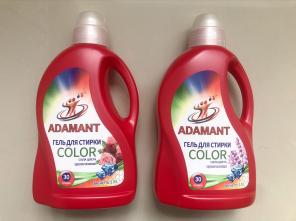 ООО"Сантарин" реализует гель для стирки белья "Adamant",без фосфатов производства Китай.