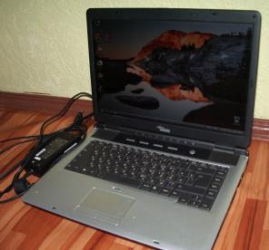 Продаю в Москве не дорого ноутбук с игровой видеокартой Fujitsu-Siemens Amilo M1437G.