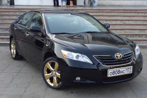 Авто с позолотой 999 пробы