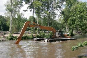 Чистка пруда очистка водоёма рек озёр
