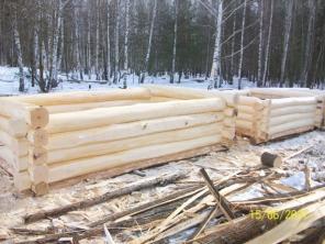 Предлагаем срубы для бань и домов из ОСИНЫ, ЛИПЫ
