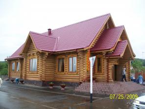 Строительство домов, проекты, оцилиндрованное бревно.