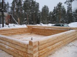 Строительство деревянных домов из окореноого бревна